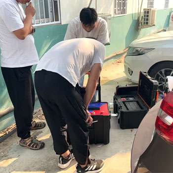 瑞光智能科技客户测试现场